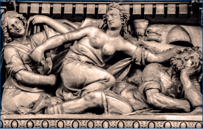 Figura 10. Crearea Evei – Domul din Milano. După cum se vede în acel moment Dumnezeu dormea