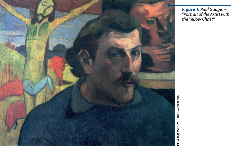 Figure 1. Paul Gaugin – Portrait of the Artist with the Yellow Christ