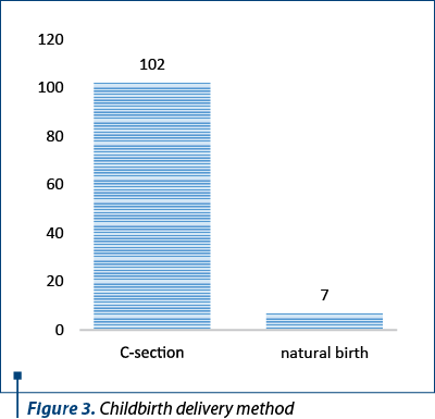 Figure 3. Childbirth delivery method