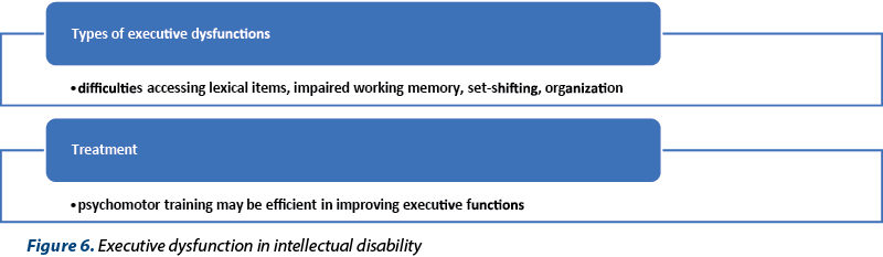 Figure 6. Executive dysfunction in intellectual disability