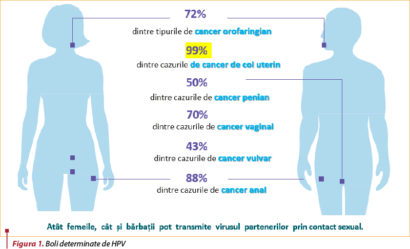 Figura 1. Boli determinate de HPV