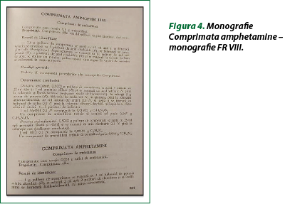 Figura 4. Monografie Comprimata amphetamine – monografie FR VIII