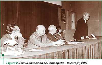 Figura 2. Primul Simpozion de Homeopatie – Bucureşti, 1982